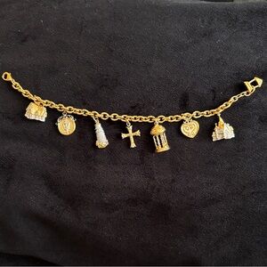 Inspirational Gold Charm Bracelet